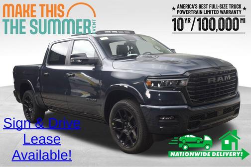 Blue Metallic 2026 RAM 1500 Laramie