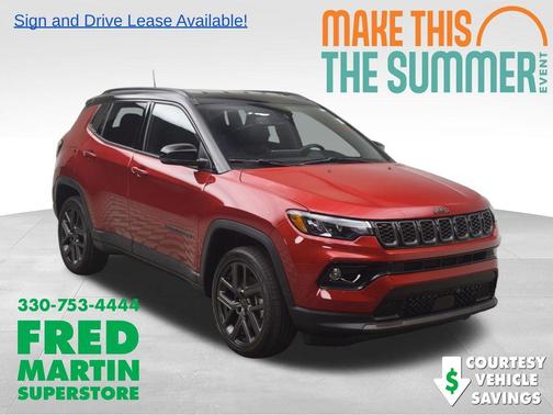 Red 2026 Jeep Compass Limited
