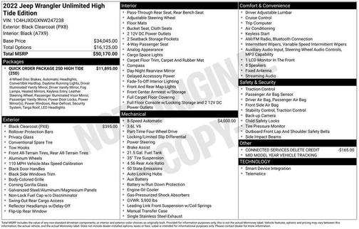 2022 Jeep Wrangler Unlimited Sport
