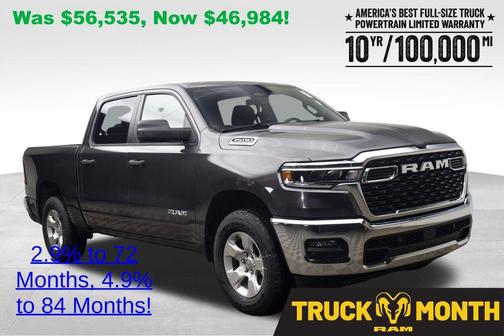 Granite Crystal Clearcoat Metallic 2026 RAM 1500 Big Horn/Lone Star
