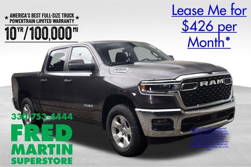 Granite Crystal Clearcoat Metallic 2026 RAM 1500 Big Horn/Lone Star