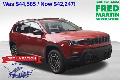 Red 2026 Jeep Cherokee LAREDO/LIMITED