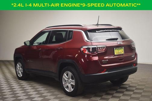 Velvet Red Pearlcoat 2022 Jeep Compass Latitude
