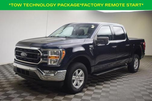 Antimatter Blue Metallic 2021 Ford F-150 XLT