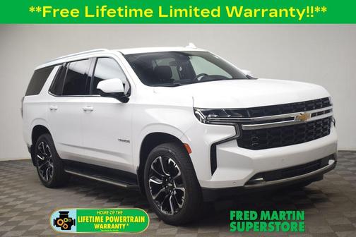 Summit White 2023 Chevrolet Tahoe LS