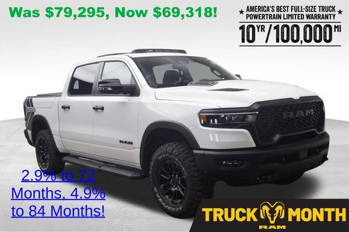 Bright White Clearcoat 2026 RAM 1500 Rebel