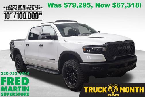 Bright White Clearcoat 2026 RAM 1500 Rebel