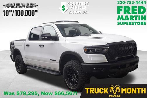 Bright White Clearcoat 2026 RAM 1500 Rebel