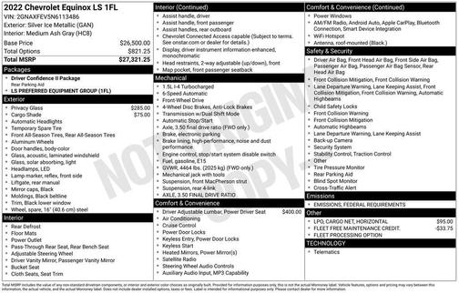 2022 Chevrolet Equinox LS