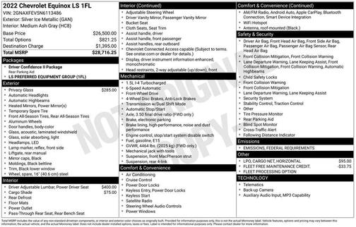 2022 Chevrolet Equinox LS