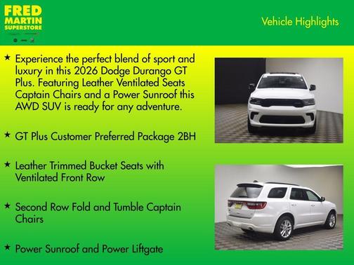 2026 Dodge Durango GT