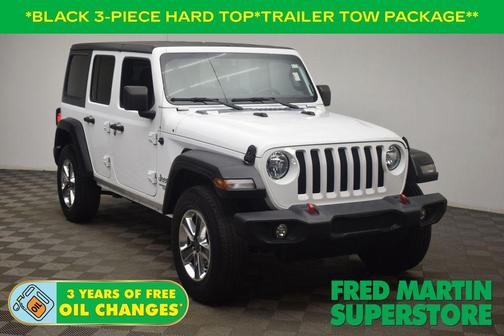 Bright White Clearcoat 2021 Jeep Wrangler Unlimited Sport