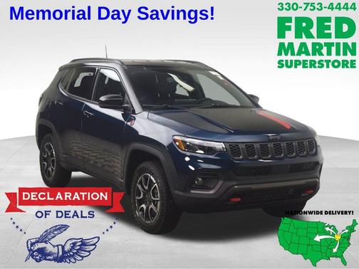 Fathom Blue Pearlcoat 2026 Jeep Compass Trailhawk