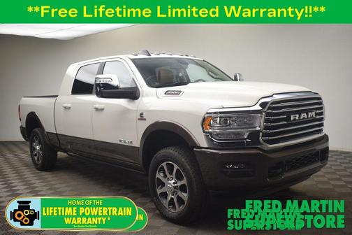 Pearl White 2023 RAM 3500 Longhorn