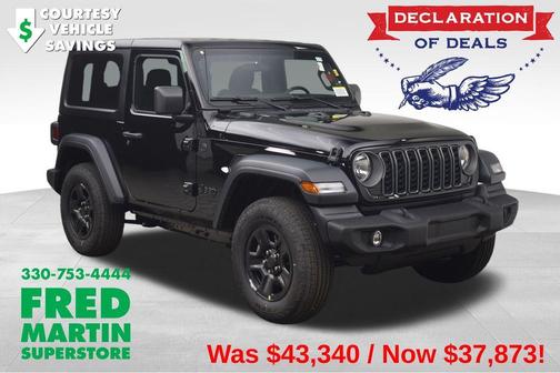 Black Clearcoat 2026 Jeep Wrangler Sport
