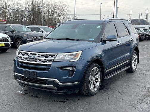 Blue Metallic 2018 Ford Explorer Limited