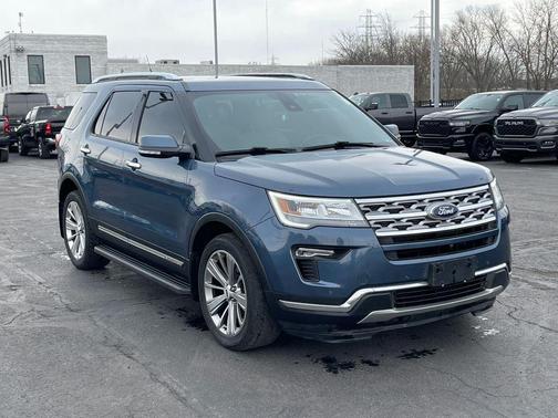 Blue Metallic 2018 Ford Explorer Limited
