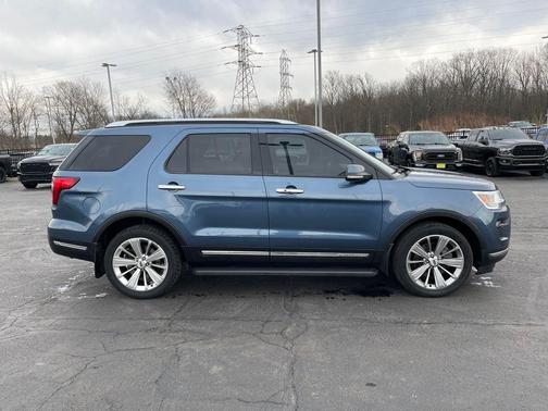 Blue Metallic 2018 Ford Explorer Limited