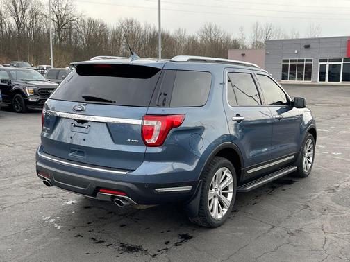 Blue Metallic 2018 Ford Explorer Limited