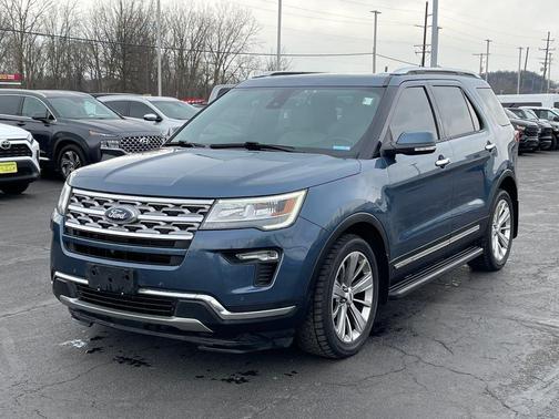 Blue Metallic 2018 Ford Explorer Limited