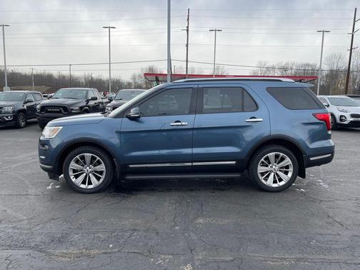 Blue Metallic 2018 Ford Explorer Limited