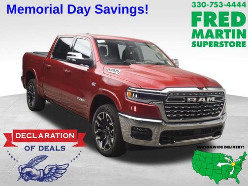Molten Red Pearlcoat 2026 RAM 1500 Limited