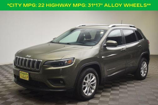 Olive Green Pearlcoat 2019 Jeep Cherokee Latitude