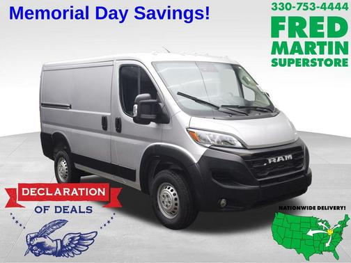 Bright Silver Clearcoat Metallic 2026 RAM ProMaster 1500 Low Roof