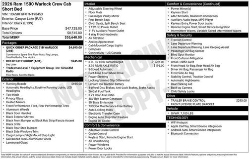 2026 RAM 1500 Tradesman