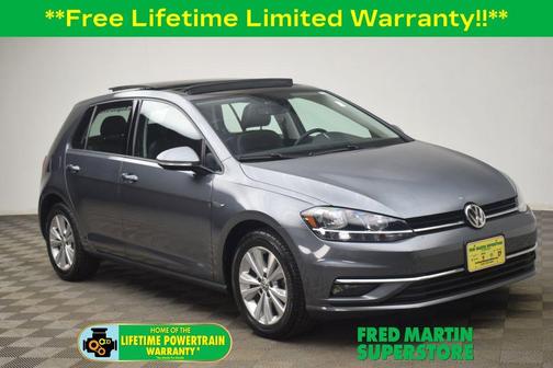 Platinum Gray Metallic 2018 Volkswagen Golf TSI SE
