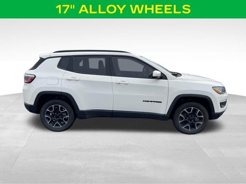 White Clearcoat 2019 Jeep Compass Sport