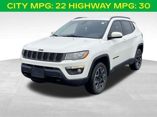 White Clearcoat 2019 Jeep Compass Sport