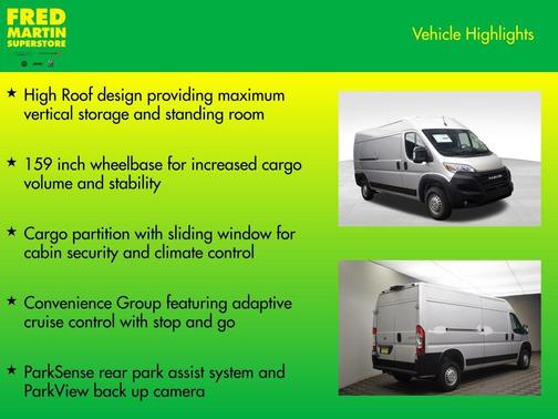Bright Silver Clearcoat Metallic 2026 RAM ProMaster 2500 High Roof