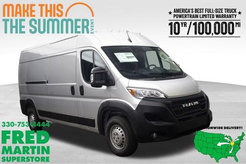Bright Silver Clearcoat Metallic 2026 RAM ProMaster 2500 High Roof