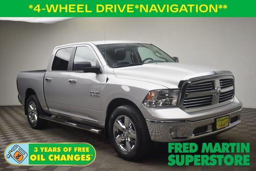 Bright Silver Clearcoat Metallic 2016 RAM 1500 Big Horn