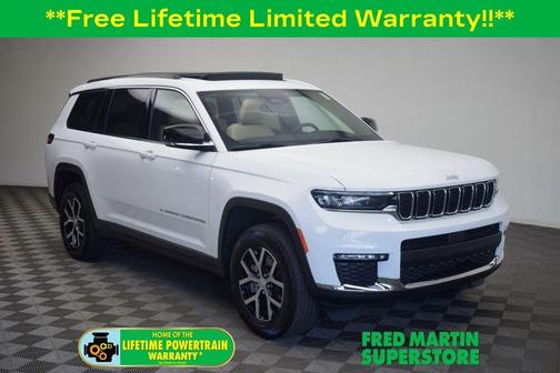 Bright White Clearcoat 2024 Jeep Grand Cherokee L Limited