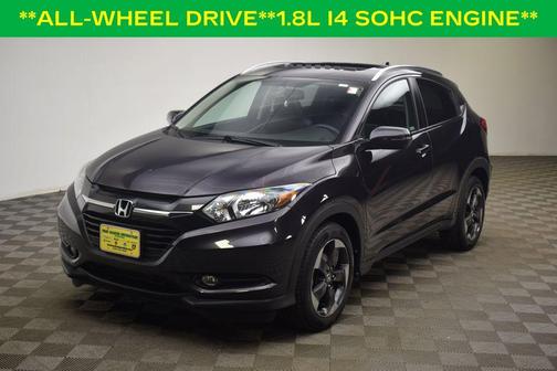 Crystal Black Pearl 2018 Honda HR-V EX-L w/Navigation