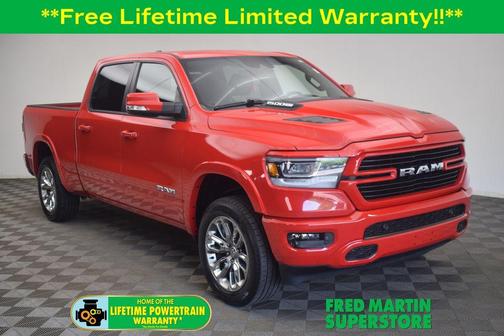 Flame Red Clearcoat 2022 RAM 1500 Laramie