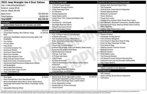 2025 Jeep Wrangler 4xe Sahara