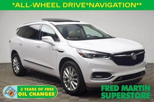 White Frost Tri-Coat 2021 Buick Enclave Premium
