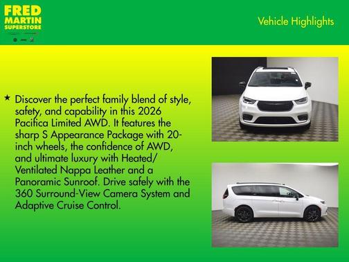 2026 Chrysler Pacifica Limited