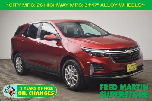 Radiant Red 2024 Chevrolet Equinox LT