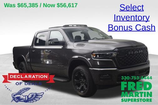 Granite Crystal Clearcoat Metallic 2026 RAM 1500 Big Horn/Lone Star