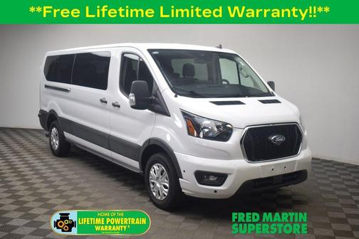 Oxford White 2024 Ford Transit-350 XLT