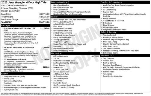 2023 Jeep Wrangler Sport