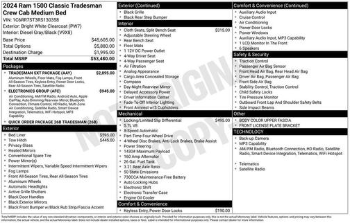 2024 RAM 1500 Classic Tradesman