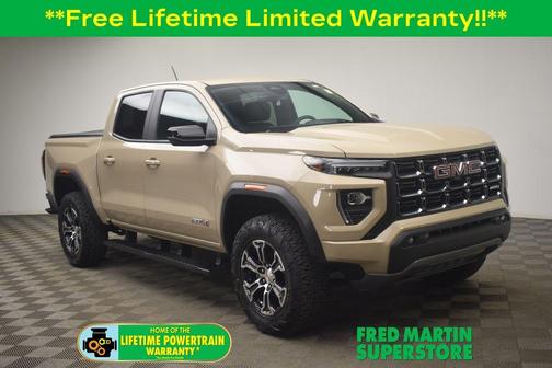 Desert Sand Metallic 2024 GMC Canyon AT4