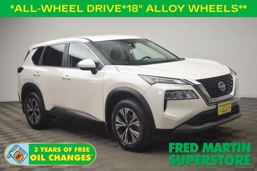 White 2023 Nissan Rogue SV