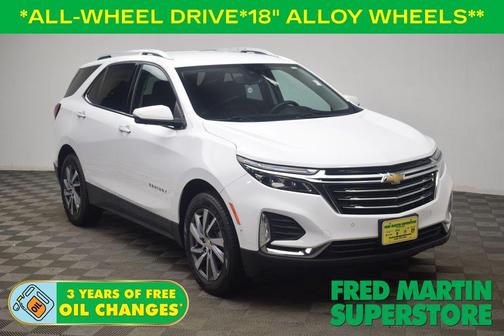 Summit White 2022 Chevrolet Equinox Premier