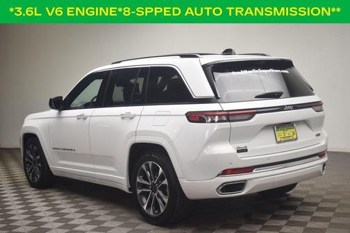 Bright White Clearcoat 2023 Jeep Grand Cherokee Overland
